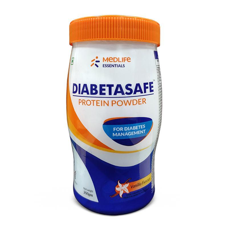 Medlife Essentials Diabetasafe Vanilla Protein Powder 200 GM