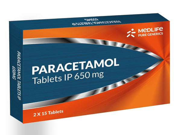 Medlife Paracetamol 650 MG DMF Grade - (15Tab x 1s)