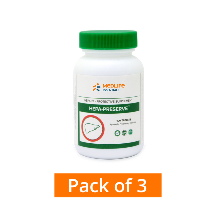 Medlife Essentials Hepa-Preserve (Liver Care Supplement) - 3 Months Pack