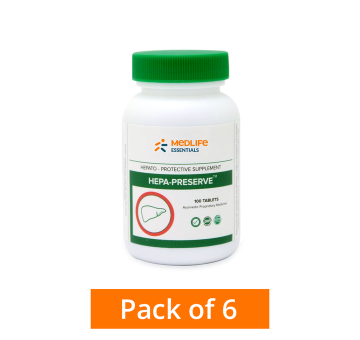 Medlife Essentials Hepa-Preserve (Liver Care Supplement) - 6 Months Pack