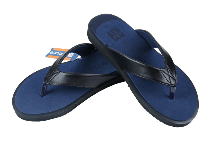 Medlife Men's Diabetic & Orthopedic Footwear - Blue